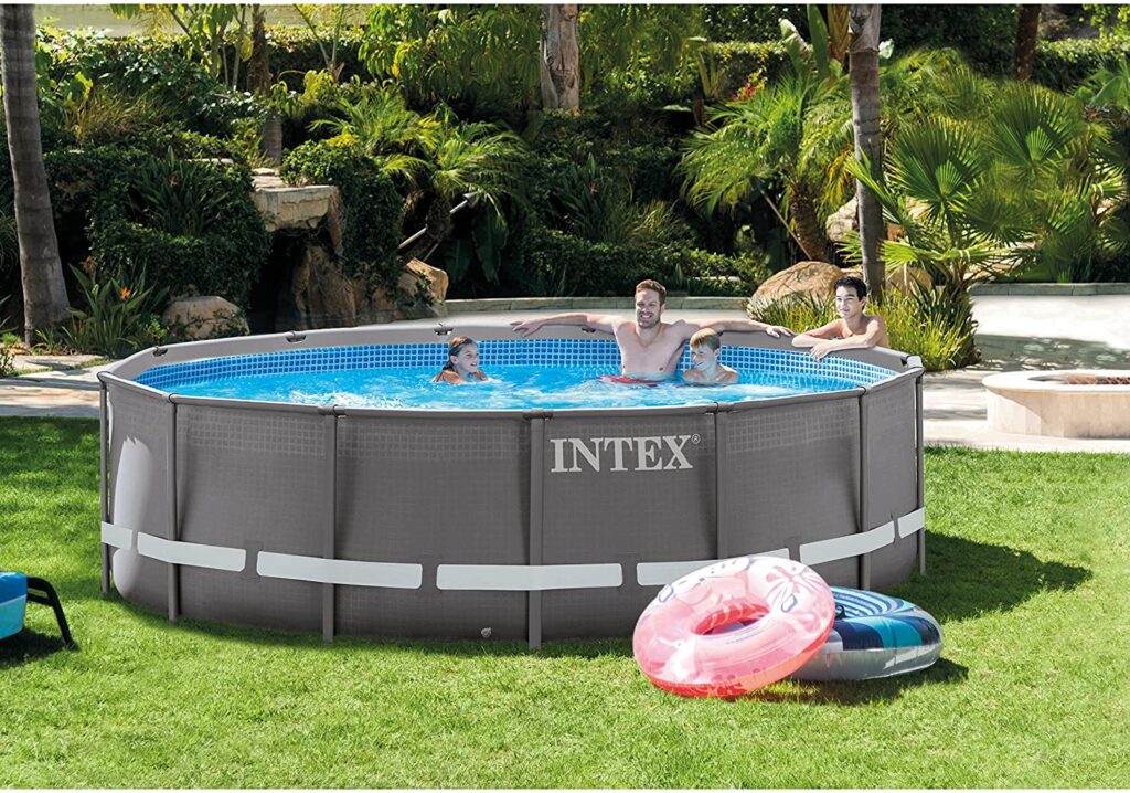 Juego de piscina Intex Ultra Frame de 14 pies x 42 pulgadas con bomba de filtrado