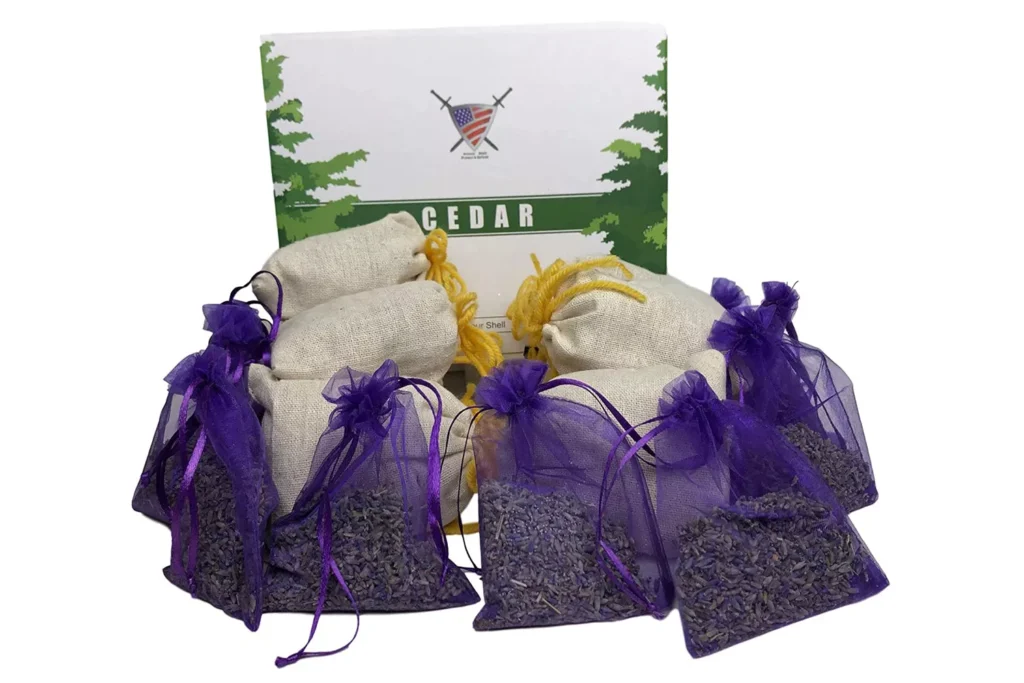 Armor Shell Bolsas de lavanda y cedro