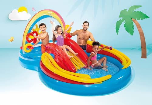 Intex 57453NP- Centro de juegos hinchable arcoiris