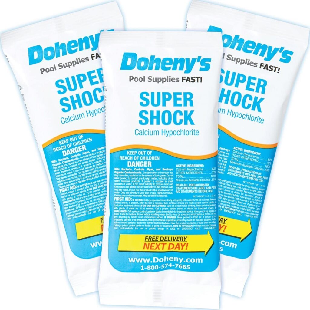 Choque de Super Pool de Doheny amazon-tratamiento de shock para piscinas