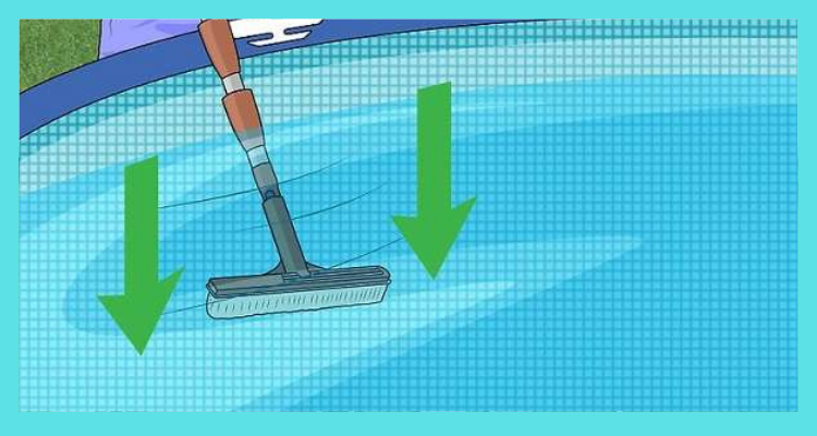 Cómo limpiar la piscina sobre el suelo después de drenar