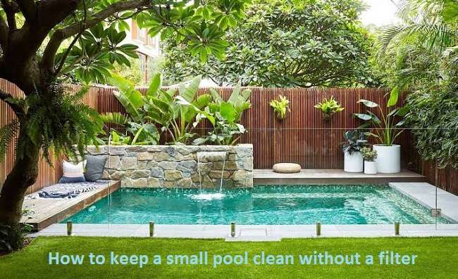 Cómo mantener limpia una piscina pequeña sin filtro