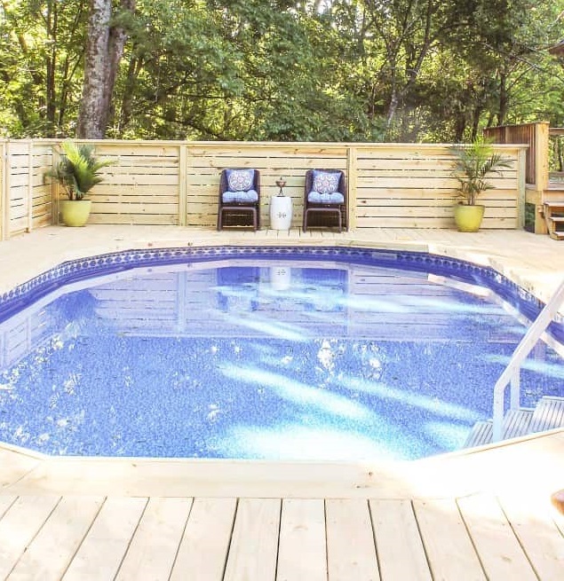 Obtener el aire fresco como hacer piscina para patio